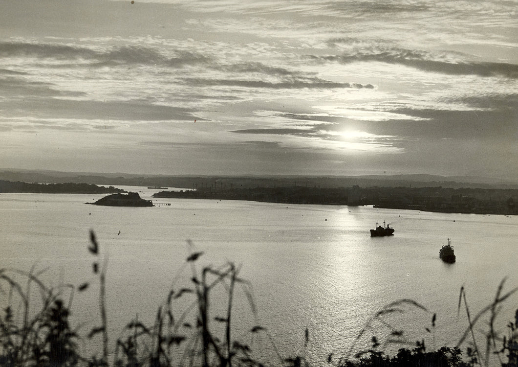 Plymouth Sound from Jennycliff in the late 1900s