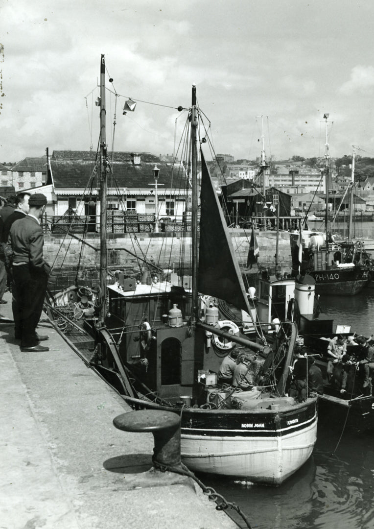 Barbican Fishing Boat in the mid 1900s, Print