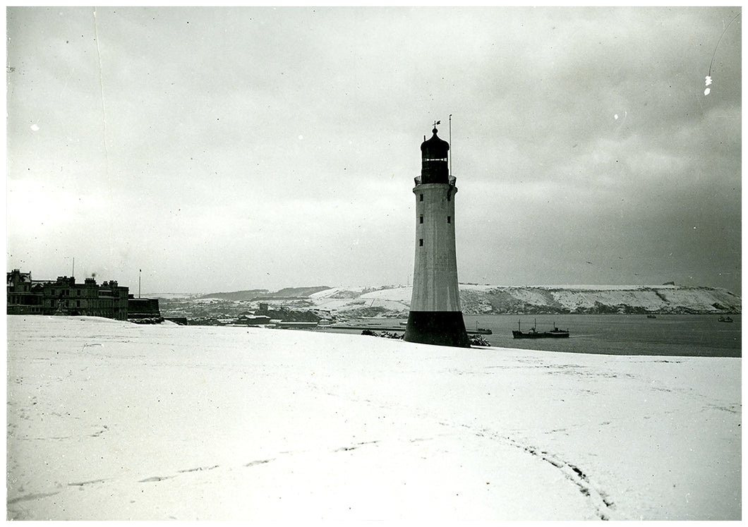 Smeaton's Tower in the snow, Print