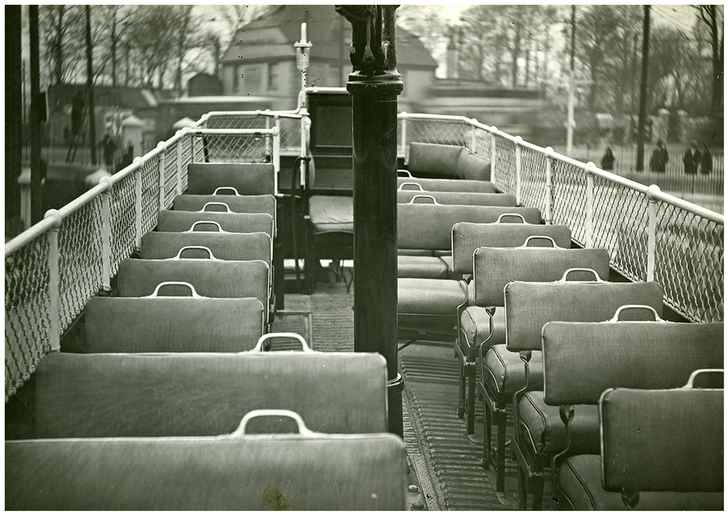 Open Top Deck of Plymouth Corporation Tram, 1924