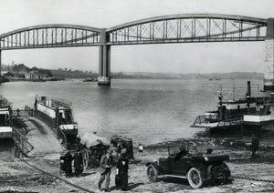 Saltash Bridge and Steam Ferry Boat, 1924