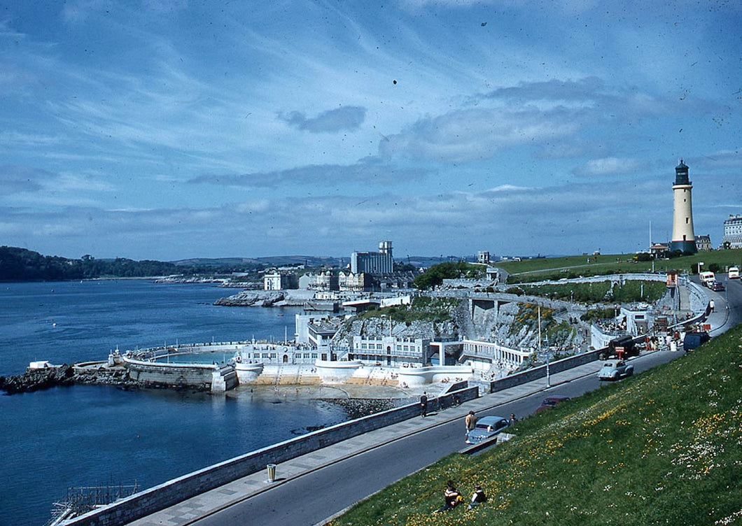 View of Plymouth Hoe in the 1960s, Print