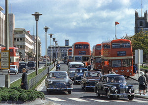 Busy Royal Parade in the 1960s, Print