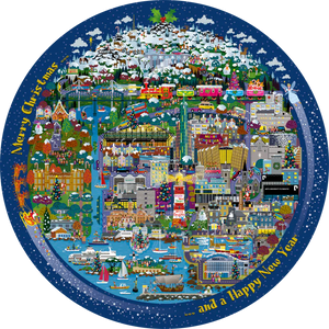 Planet Plymouth 500 Piece Jigsaw - Christmas Edition