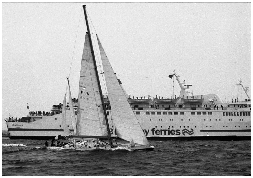 Brittany Ferry and Fishing Yacht