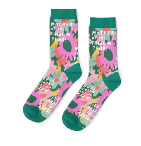 Mother of the Freakin' Year Women's Socks