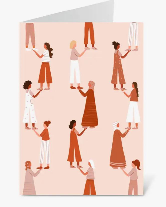 Uplifting Women - New Chapter,  Well Done, You` Greetings Card