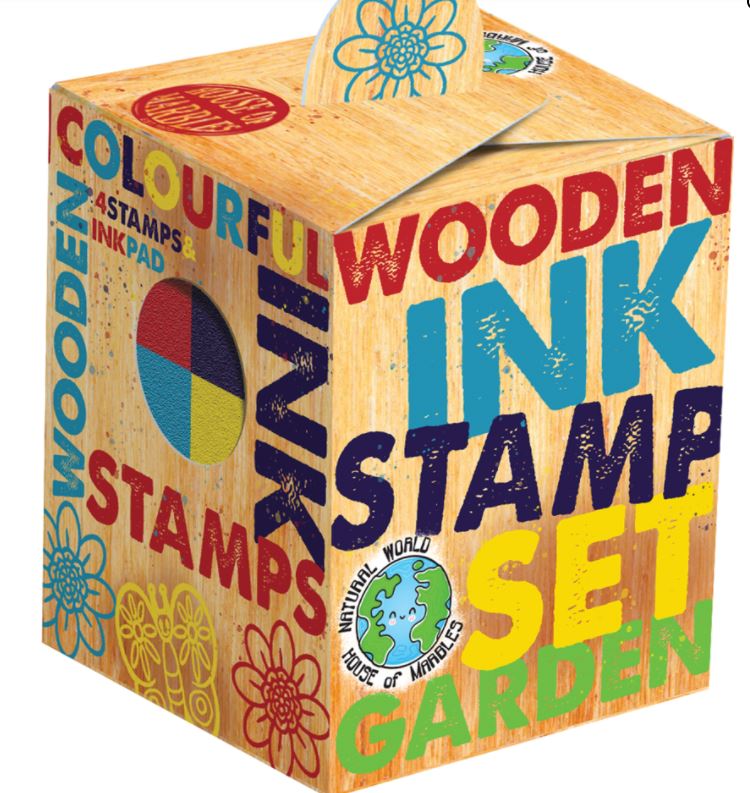 Wooden Ink Stamps - Ocean