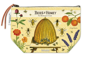 Bees and Honey Vintage Pouch