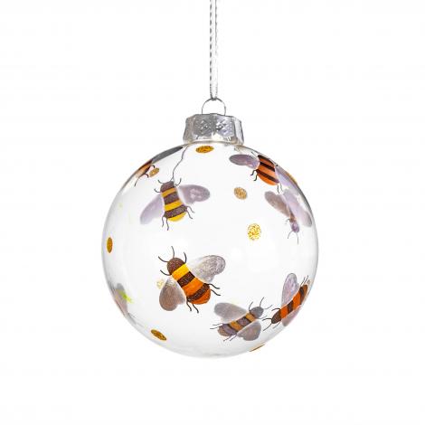 Bee Glass Bauble