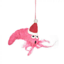 Load image into Gallery viewer, Christmas Prawn Hanging Decoration
