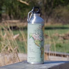 Map Water Bottle