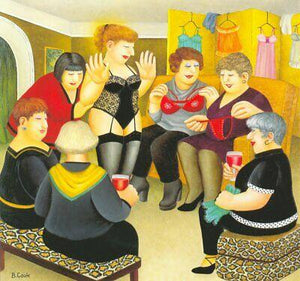 Beryl Cook Party Girls Card