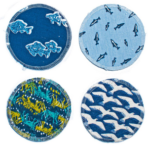 Reusable Make Up Removers Set of 4 - Wildlife