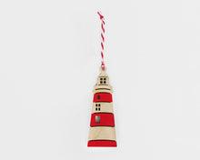 Load image into Gallery viewer, Wooden Hanging Lighthouse
